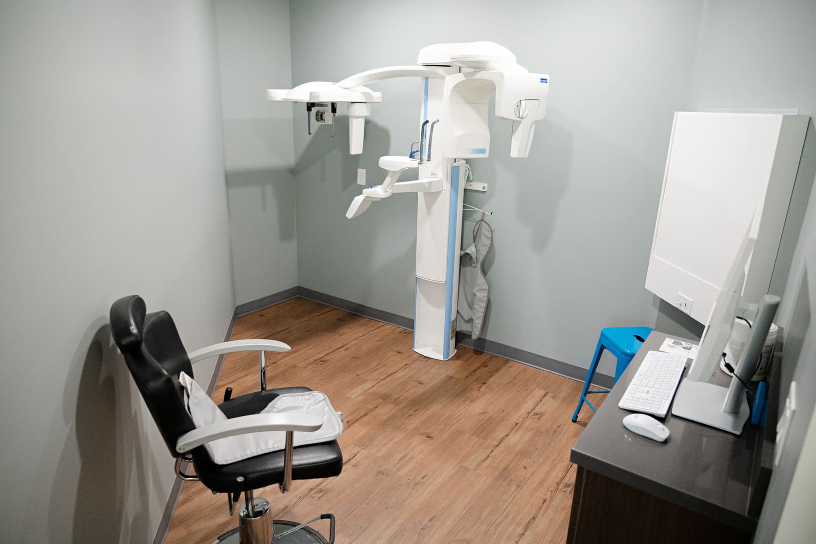 The digital X-ray and imaging room at Kinser Orthodontics